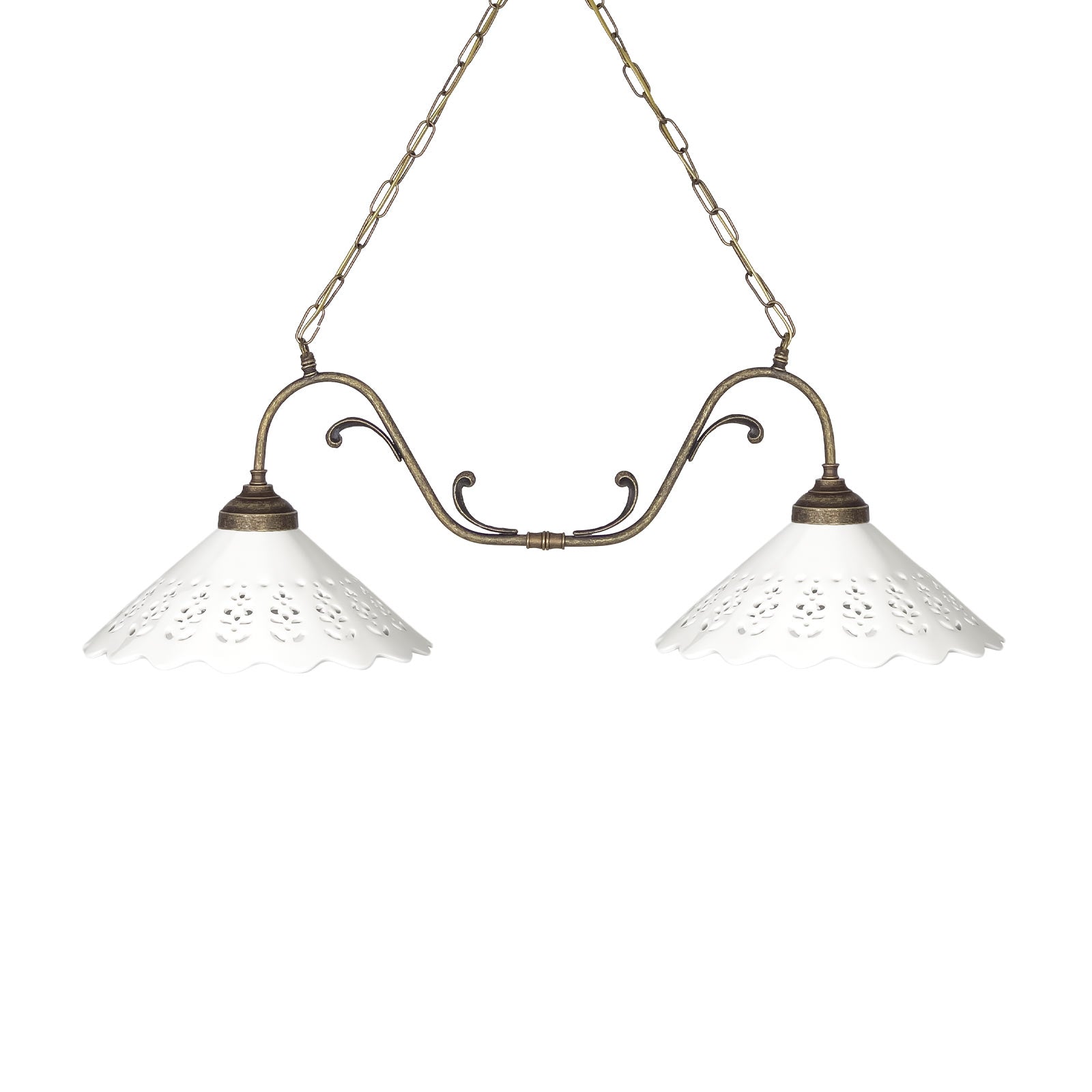 t4option0_0 | Rustic Pendant Light With Ceramic Shades Ghidini 1849