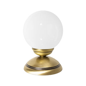 Small Globe Table Lamp In Brass and Glass Premium | Ghidini 1849