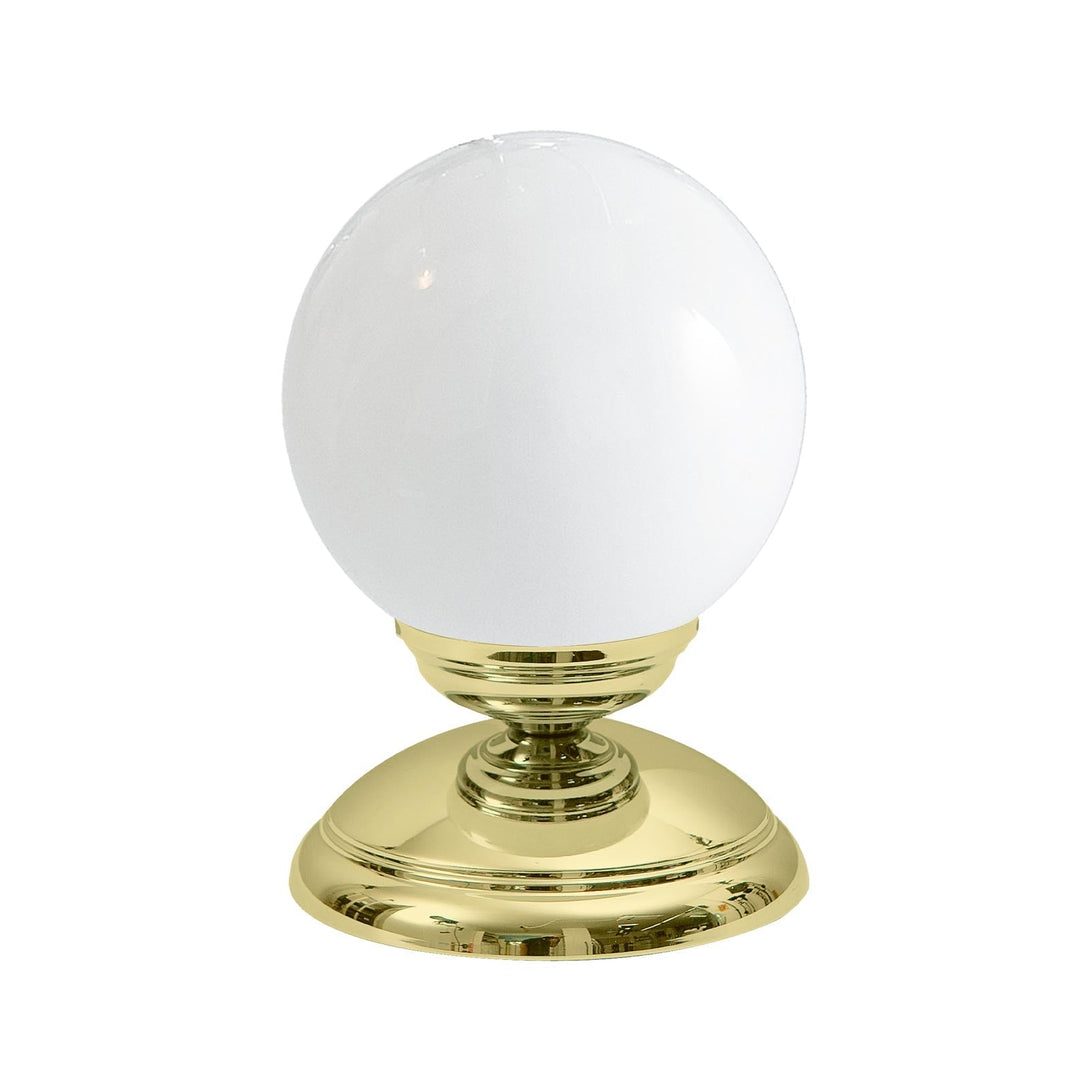 Small Globe Table Lamp In Brass and Glass Premium Ghidini 1849