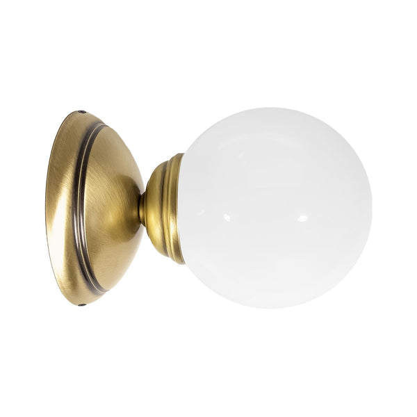 t4option0_0 | Small Globe Wall Lamp Vintage Glass and Brass Ghidini 1849