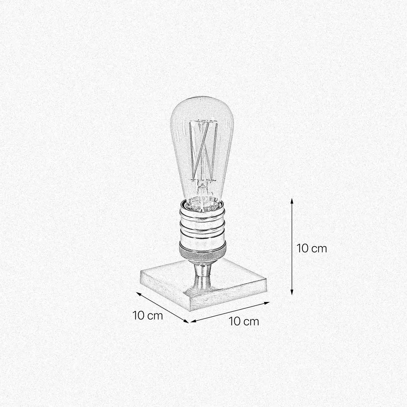 Small Table Lamp Bedroom Solid Brass Vesta | Ghidini 1849