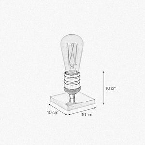 Small Table Lamp Bedroom Solid Brass Vesta | Ghidini 1849