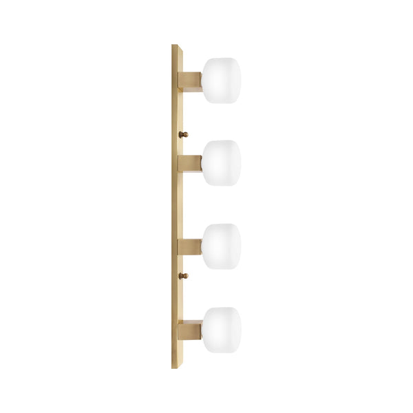 t4option0_0 | Vintage Wall Light Brass Square White Dimmable Led Ghidini 1849
