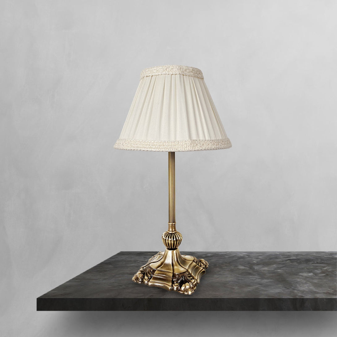 Table Lamp Art Nouveau Real Brass Premium Design Ghidini 1849