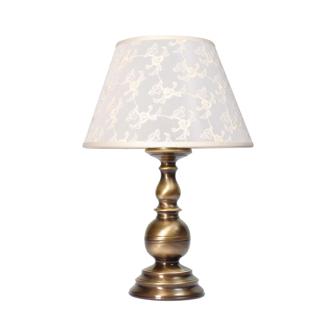 Table Lamp Design Classic White Shade Fiammingo Ghidini 1849