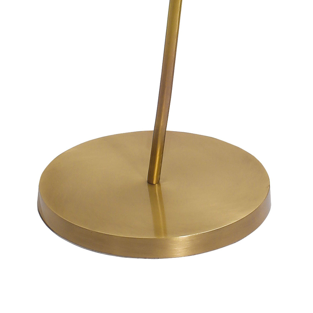 Tall Bankers Lamp Brass Green Glass Modern Premium Ghidini 1849