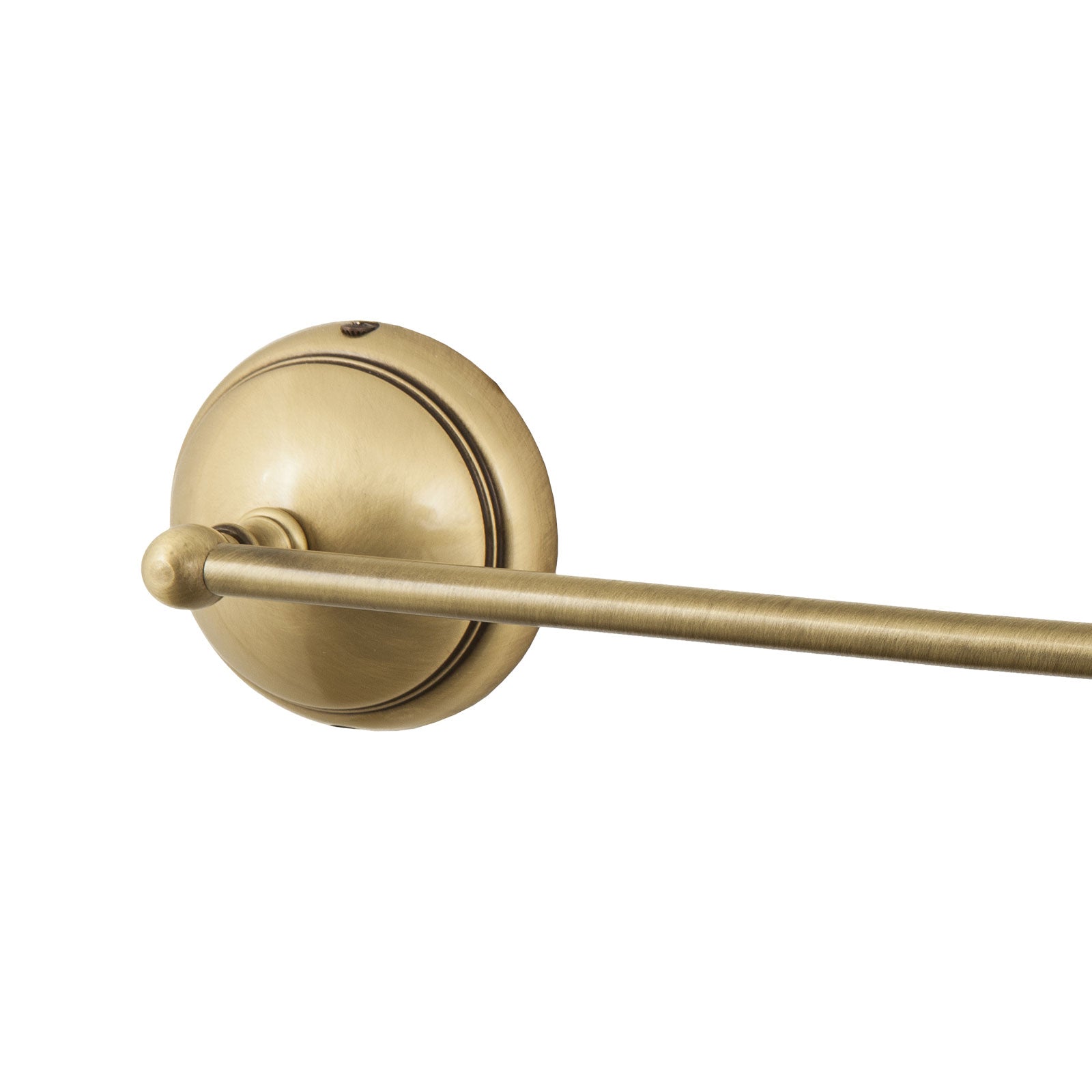 Solid brass towel discount rail