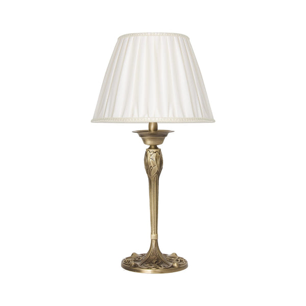t4option0_0 | Traditional Bedside Lamp Brass And White Shade Simona Ghidini 1849