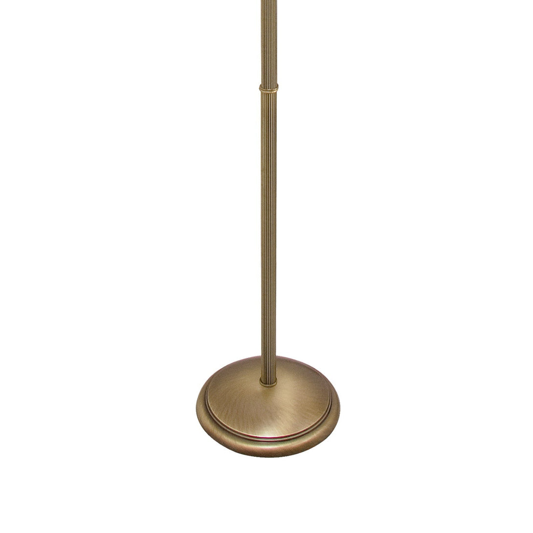 Trumpet Floor Lamp Moveable Brass And White Shade Ghidini 1849