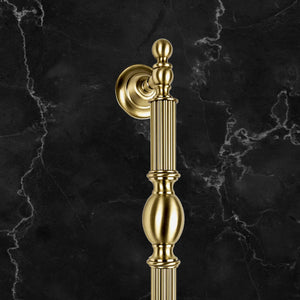 Vintage Brass Pull Handle Classic Art Deco | Ghidini 1849