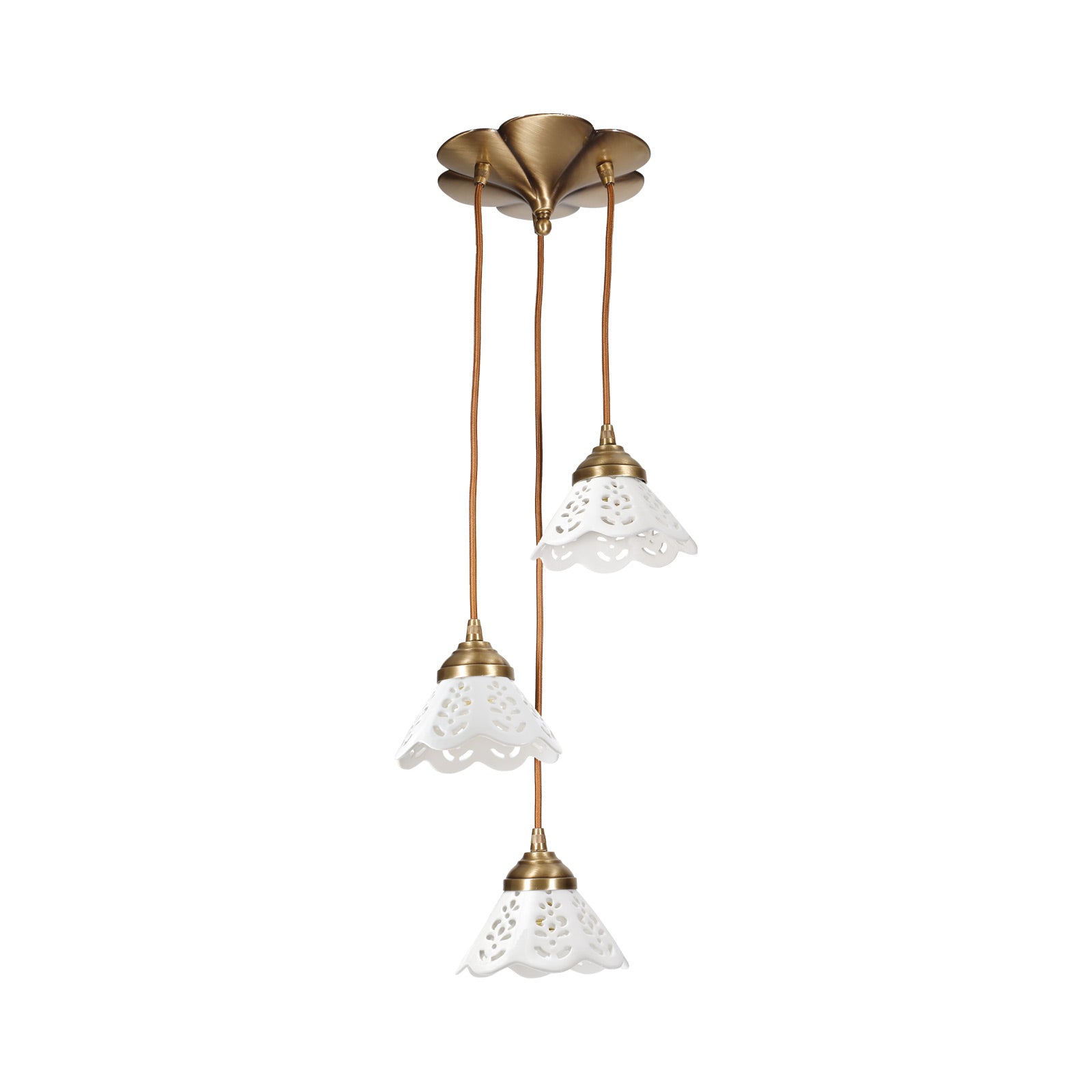 Vintage Ceramic Ceiling Light Adjustable Premium | Ghidini 1849