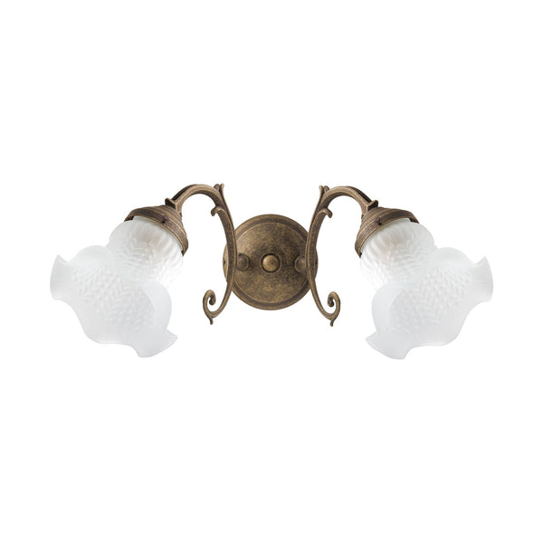 t4option0_0 | Vintage Double Wall Light Old Brass Liberty Design Ghidini 1849