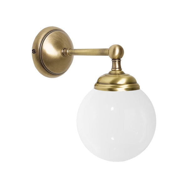 t4option0_0 | Vintage Globe Wall Lamp Glass and Brass Incanto Ghidini 1849