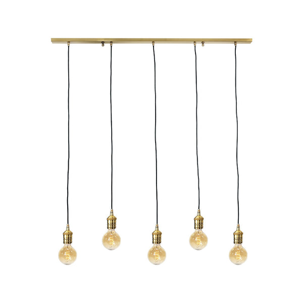 t4option0_0 | Vintage Hanging Light Real Brass 5 Led Edison Ghidini 1849
