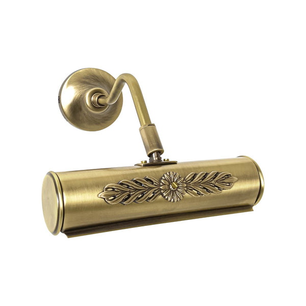 t4option0_0 | Vintage Picture Light Brass Art Deco Adjustable 20cm Ghidini 1849