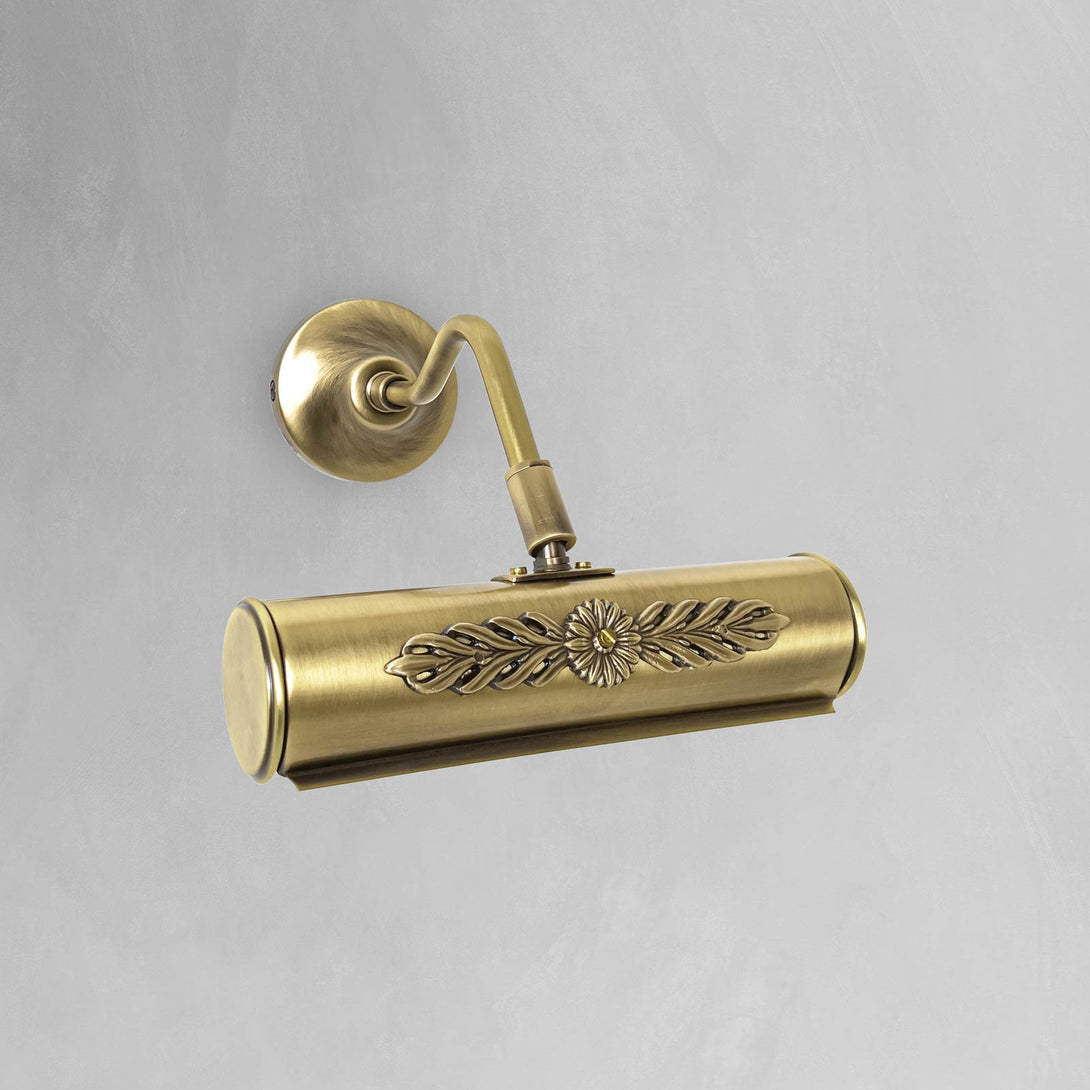 Vintage Picture Light Brass Art Deco Adjustable 20cm Ghidini 1849