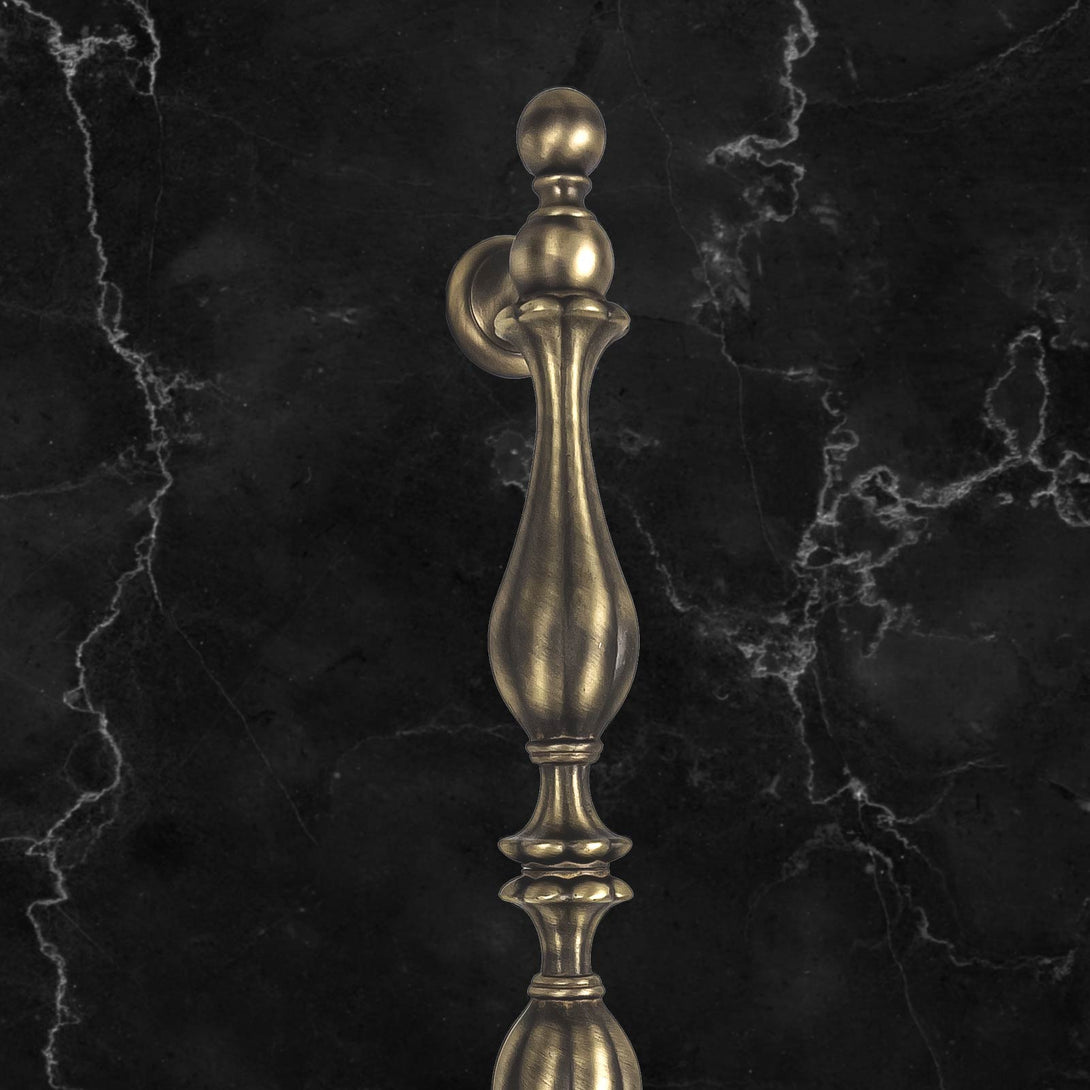 Vintage Pull Handle in Solid Brass Luxury Ghidini 1849