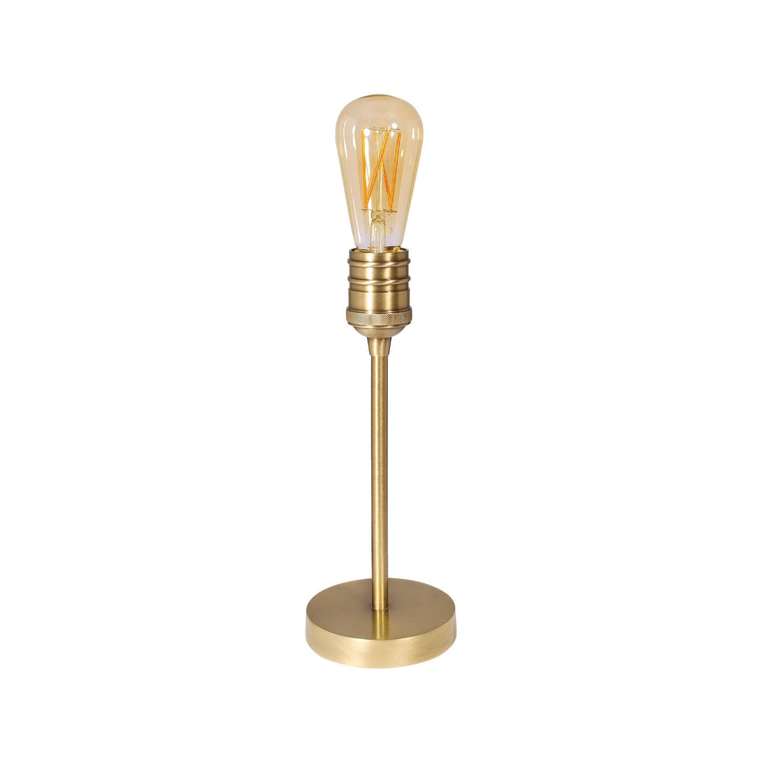 Vintage Retro Table Lamp Brass Dimmable Led Edison Ghidini 1849