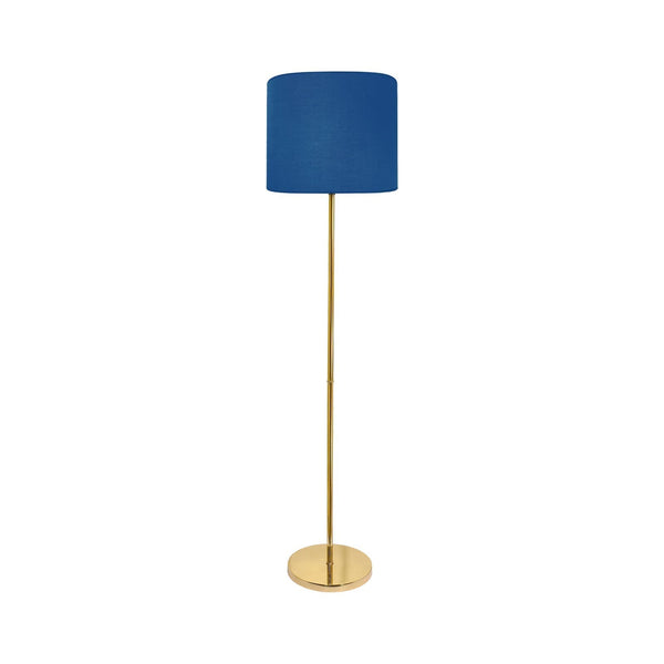 t4option0_0 | Vintage Stand Up Lamp Brass Blue Lampshade Sofis Ghidini 1849